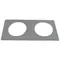 APW Wyott 56639 2 Hole Adapter Plate with 10 1/2" Openings