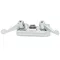 Equip by T&S 5F-4WWX00 Wall Mount Faucet Base with 4" Centers and Wrist Action Handles