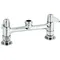 Equip by T&S 5F-8DLS00 Deck Mount Mixing Faucet with Lever Handles on 8" Centers