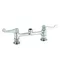 Equip by T&S 5F-8DWS00 Deck Mount Mixing Faucet with Wrist Action Handles on 8" Centers