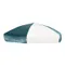 Cambro 60104 Green and White Replacement Umbrella for CVC72 and CVC724 Camcruisers