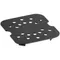 Cambro 60CWD110 Camwear® 1/6 Size Black Polycarbonate Drain Tray