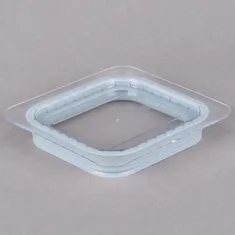 Cambro 60CWGL135 Camwear 1/6 Size Clear Polycarbonate GripLid
