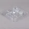 Cambro 60CWLN135 Camwear 1/6 Size Clear Polycarbonate FlipLid with Spoon Notch
