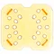 Cambro 60HPD150 1/6 Size Amber High Heat Drain Tray