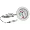 Cooper-Atkins 6142-20-3 2" Dial Refrigerator / Freezer Panel Thermometer with 48" Capillary