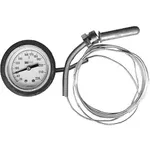 All Points 62-1114 Temperature Gauge; 20-220 Degrees Fahrenheit; Rear Jam Nut Mount