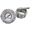 All Points 62-1123 2" Front Flange Dial Thermometer with 240" Capillary