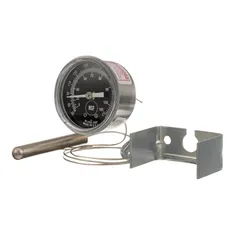 AllPoints 621066 Thermometer with U-Clamp and 24" Capillary for H339135 - 20-220 Degrees Fahrenheit