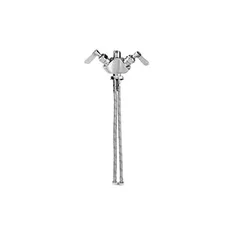 Fisher 63592 Single Deck Mount Faucet Base with 1/2" Control Valves, Swivel Stems, and Lever Handles