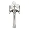 Micro Matic 6403-C-M Maxi Panther Chrome Glycol Cooled 3 Tap Tower with Lighted Medallions