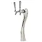 Micro Matic 6502-C Lucky Chrome Glycol Cooled 2 Tap Tower