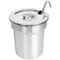 Nemco Equivalent 66088-2 4 Qt. Stainless Steel Inset Kit with Cover and Ladle