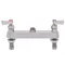 Fisher 67385 Deck Mount Faucet Base with 8" Centers, 1/2" Control Valves, Swivel Stems, and Lever Handles