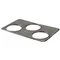 Nemco 67860 Three Hole Adapter Plate for 4 Qt. Insets