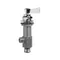 Fisher 71668 1/2" Stainless Steel Right Hand Widespread Stop with Swivel Stem and Lever Handle