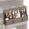 Cambro 730SR131 Dark Brown 7-Bottle CamBar Speed Rail