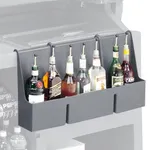 Cambro 730SR191 Granite Gray 7-Bottle CamBar Speed Rail