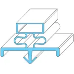 All Points 74-1022 Magnetic Door Gasket - 25 1/4" x 25 1/2"
