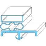 All Points 74-1025 Magnetic Door Gasket - 22 3/4" x 29 1/2"