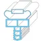 All Points 74-1109 Magnetic Door Gasket - 22 1/2" x 24 9/16"