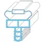 All Points 74-1110 Magnetic Door Gasket - 21 1/2" x 24 1/4"