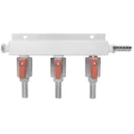 Micro Matic 751-018 Aluminum 3-Way Beer Gas Distributor