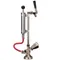 Micro Matic 751-057J-9 8" Chrome Supreme Picnic Pump with Lever Handle and Chrome-Plated Faucet - "G" System