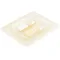 Cambro 80HPCH150 1/8 Size Amber High Heat Handled Flat Lid