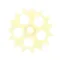 Aerowerks 8103205 Nylon Sprocket K50p15 1/2in Br