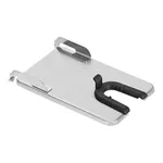 Server 81414 1/9-SIZE JAR LID, DISHER OPENING, hinged, fits Server Products 1/9-size jars, cutout around disher handle allow food zone to remain in 6" deep jar while closed, stainless steel           