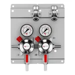 Micro Matic 8221 Double Gauge (60 PSI) Secondary CO2 Regulator Panel