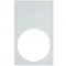 Vollrath 8240720 Miramar Resin Adapter Plate for Large Round Pan - White Stone