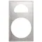 Vollrath 8241416 Miramar Stainless Steel Adapter Plate with Satin Finish Edge for Casserole Pan and Half Oval Pan