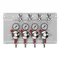 Micro Matic 8241 Quadruple Gauge (60 PSI) Secondary CO2 Regulator Panel