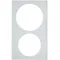 Vollrath 8242020 Miramar Resin Adapter Plate for Small Round and Large Round Casserole Pans - White Stone