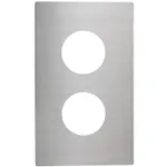 Vollrath 8242214 Miramar Stainless Steel Adapter Plate for Two Butter Melter Pans