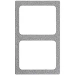 Vollrath 8244124 Miramar 2 Compartment Gray Granite Resin Adapter Plate for Vollrath 40005 Pans