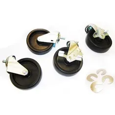 True 830282 5" Swivel Stem Casters - 4/Set
