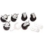 True 830289 CASTER 3 1-3/4W 1/2-13X1-1/2 STEM SET/6 BOXED WI