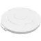 Carlisle 84101102 Bronco 10 Gallon White Flat Round Trash Can Lid