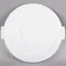 Carlisle 84102102 Bronco 20 Gallon White Flat Round Trash Can Lid