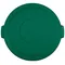 Carlisle 84104509 Bronco 44 Gallon Green Flat Round Trash Can Lid
