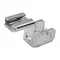 All Points 85-1046 Solderless Terminal Connector; 1/4" "Chair" Shape - 10/Pack