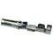 All Points 85-1075 Pin Connector; 1/8" Female Push-On; Straight Crimp End