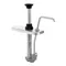 Server 85310 Stainless Steel 1 oz. Pump with Lid for Slim 1.5 Qt. Fountain Jar