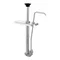 Server 85340 Stainless Steel 1 oz. Pump with Lid for Slim 2 Qt. Fountain Jar
