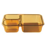 Cambro 853FH150 Polycarbonate NSF Amber Base Tray for Cambro 1411CW or 1411CP - 24/Case