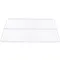 True 864231-0387 White Coated Wire Half Shelf - 23 1/4" x 14"