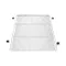 True 865566-038 19 3/4" x 12 1/2" Narrow Gap White Coated Wire Half Shelf for GDM-07